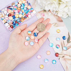 140шт 14 стилей стеклянных кабошонов GLAA-AR0001-08