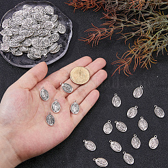 100 шт. Подвески из сплава в тибетском стиле&nbsp;TIBEP-DC0001-50