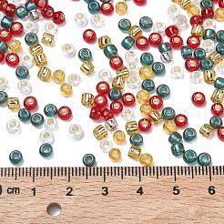 4 цвет 6/0 рождественских круглых бисера Toho&nbsp;SEED-X0058-23