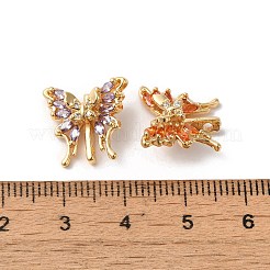 Латунные прокладочные стеклянные проставки-бабочки&nbsp;KK-C062-024G