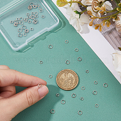 60 шт. 3 стиля 925 открытых соединительных кольца из стерлингового серебра&nbsp;STER-DC0001-51