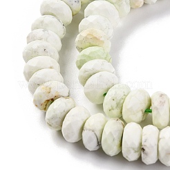 Натуральные лимонно-бирюзовые (яшмовые) бусины пряди G-K380-A50-10