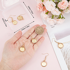 10 шт латунные серьги крючки EJEW-AB00018