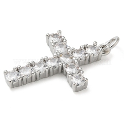 Стойки обшивки латунь микро проложить Циркон подвеску KK-K392-17A-P