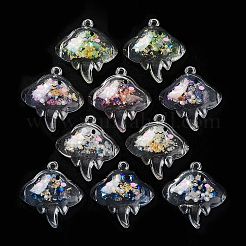 Светящиеся прозрачные акриловые подвески&nbsp;X-TACR-F006-01