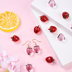 12 шт. 2-х цветные прозрачные корейские акриловые подвески&nbsp;OACR-YW0002-10