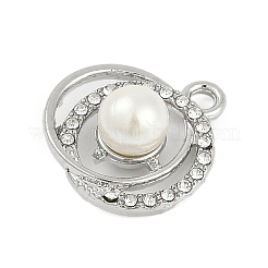 Подвески из сплава с микропаве из стразов FIND-K020-02P