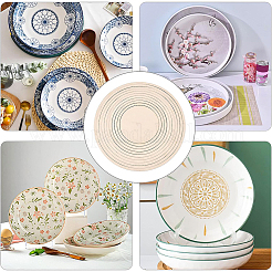 Набор незаконченных круглых фигур из липы&nbsp;DIY-WH0292-49