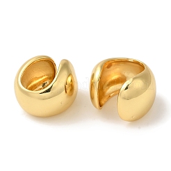 Серьги-каффы из латуни с реечным покрытием&nbsp;EJEW-B062-13G