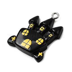 Подвески из непрозрачной смолы на хэллоуин CRES-D314-01P-01