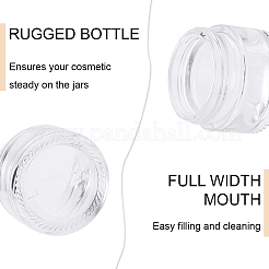 Стеклянная переносная банка для крема MRMJ-WH0001-15