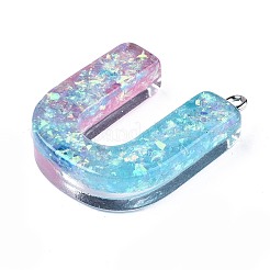 Подвески из прозрачной эпоксидной смолы&nbsp;CRES-S364-002U