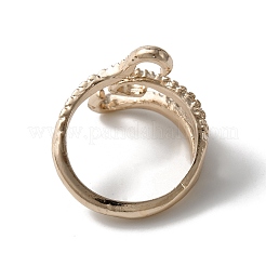 Кольцо-манжета из щупальца осьминога из сплава для мужчин и женщин&nbsp;RJEW-WH0003-10RG