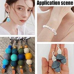 40 шт. 20-х цветные бусины из органической шерстяной ткани&nbsp;FIND-SC0009-18
