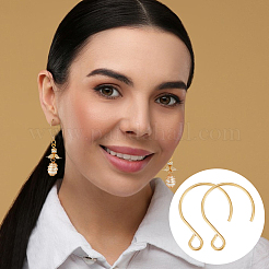 Ионное покрытие (ip) крючки для сережек из нержавеющей стали 304&nbsp;STAS-UN0058-96G