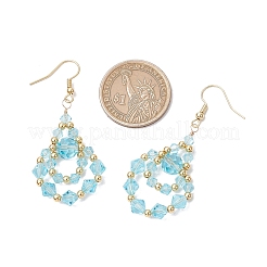 Серьги-подвески из нержавеющей стали 304&nbsp;EJEW-JE06368-02