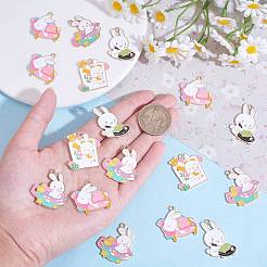 20 шт. 4 стильные мультяшные подвески из сплава с эмалью&nbsp;ENAM-SZ0003-29