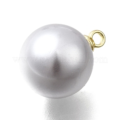 Подвески из АБС-пластика с жемчугом FIND-H052-01G-02G
