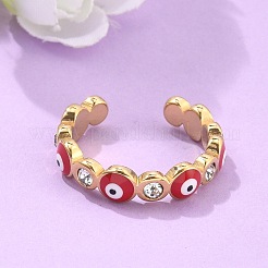 PVD вакуумное покрытие 304 нержавеющая сталь эмаль сглаз открытые манжеты кольца&nbsp;STAS-D089-23G