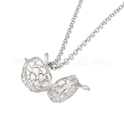 Латунь подвесные ожерелья NJEW-P299-A02-P