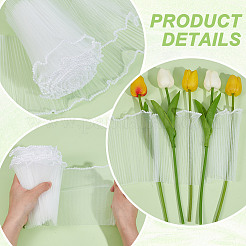 Полиэфирная сетка для обертывания цветочных букетов&nbsp;SRIB-WH0011-214C