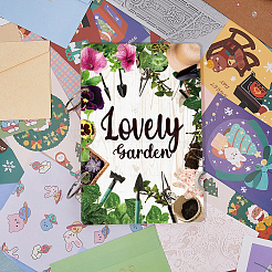 Деревянная папка с 2 кольцом DIY-WH0547-044