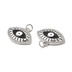 Латунные микро проложить кубического циркония подвески&nbsp;KK-E068-VB080-2