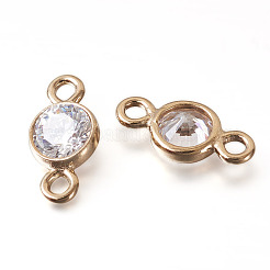 Шармы-соединители из латуни с паве из кубического циркония FIND-TAC0014-46G