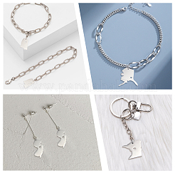 12 шт. 12 подвески из нержавеющей стали 201 STAS-UN0001-03