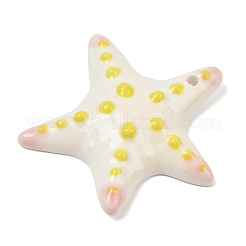 Ручной работы фарфора большие кулоны PORC-D026-01C