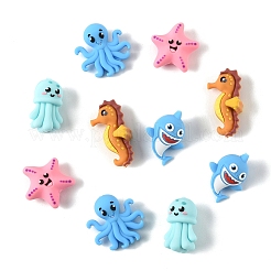 15шт 5 стиля силиконовые бусины&nbsp;SIL-YW0002-38