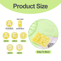 100шт 5 стиля прозрачные акриловые бусины&nbsp;TACR-TA0001-54A