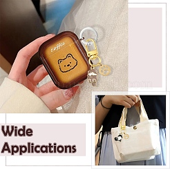 8 шт. подвеска с эмалированными отпечатками собак и лап&nbsp;HJEW-YW00215