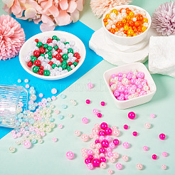 150 г 5 цвета бусины из абс-пластика с имитацией жемчуга&nbsp;KY-TA0001-44B