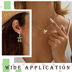 5 шт. 5 стиля латунных подвесок с микропаве из кубического циркония&nbsp;KK-CJ0004-12