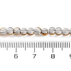 Стеклянные бусины с гальваническим покрытием &nbsp;LS-EGLA-A040-01E