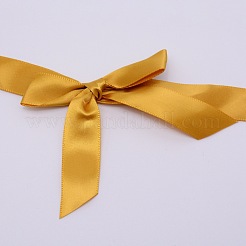 Атласная лента с бантом SRIB-WH0007-07D