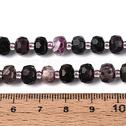 Натуральные разноцветные турмалиновые бусины G-T144-A01-06