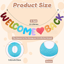 Бумага добро пожаловать назад вопрос баннер&nbsp;DIY-WH20001-89A