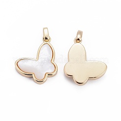 Подвески из натурального белого жемчуга BSHE-F011-07A-G