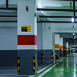 Водонепроницаемые ПВХ предупреждающие знаки наклейки DIY-WH0237-022