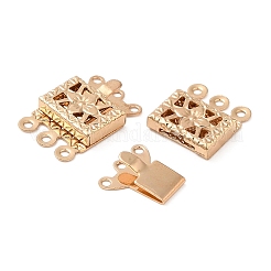 Застежки латунные коробки KK-XCP0001-70LG