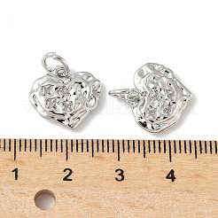 Латунные микропаве прозрачные кубические циркониевые подвески&nbsp;KK-V015-18P