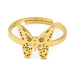 201 регулируемое кольцо из нержавеющей стали для женщин RJEW-D082-02I