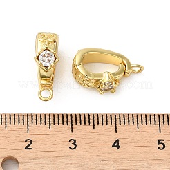 Латунь с укорачивающими дужками из кубического циркония KK-Z033-04G