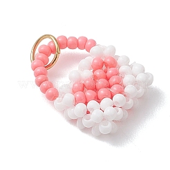 Подвески для сумочек из стеклянного бисера&nbsp;PALLOY-MZ01217-03