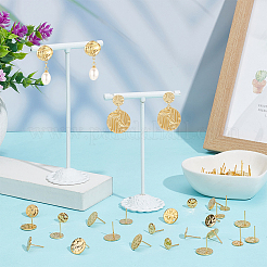 3 комплект из 3-х стилей сережек-гвоздиков из нержавеющей стали 304&nbsp;STAS-WR0001-20G