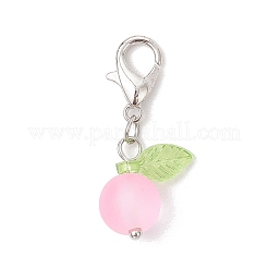 7 шт. стеклянные круглые подвесные украшения&nbsp;HJEW-JM03556-02