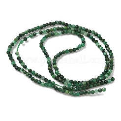 Природные африканские нефритовые бусы пряди G-D306-A07-2mm