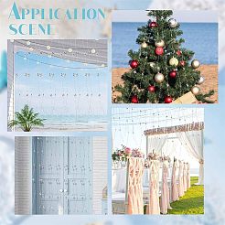 Абс пластиковые бусы ленты OCOR-WH0066-82B